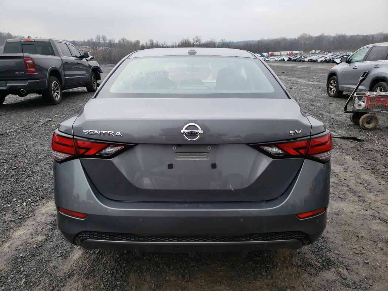 2022 Nissan Sentra VIN 3N1AB8CV6NY246149 Copart auction photo, all over damage thumbnail 6