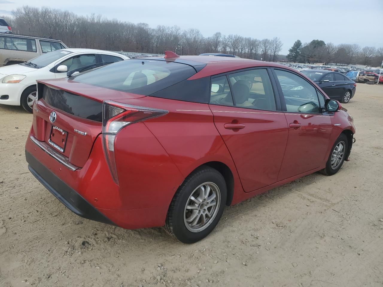 2018 Toyota Prius VIN JTDKARFUXJ3548494 Copart auction photo, front end / minor dent/scratches damage thumbnail 3
