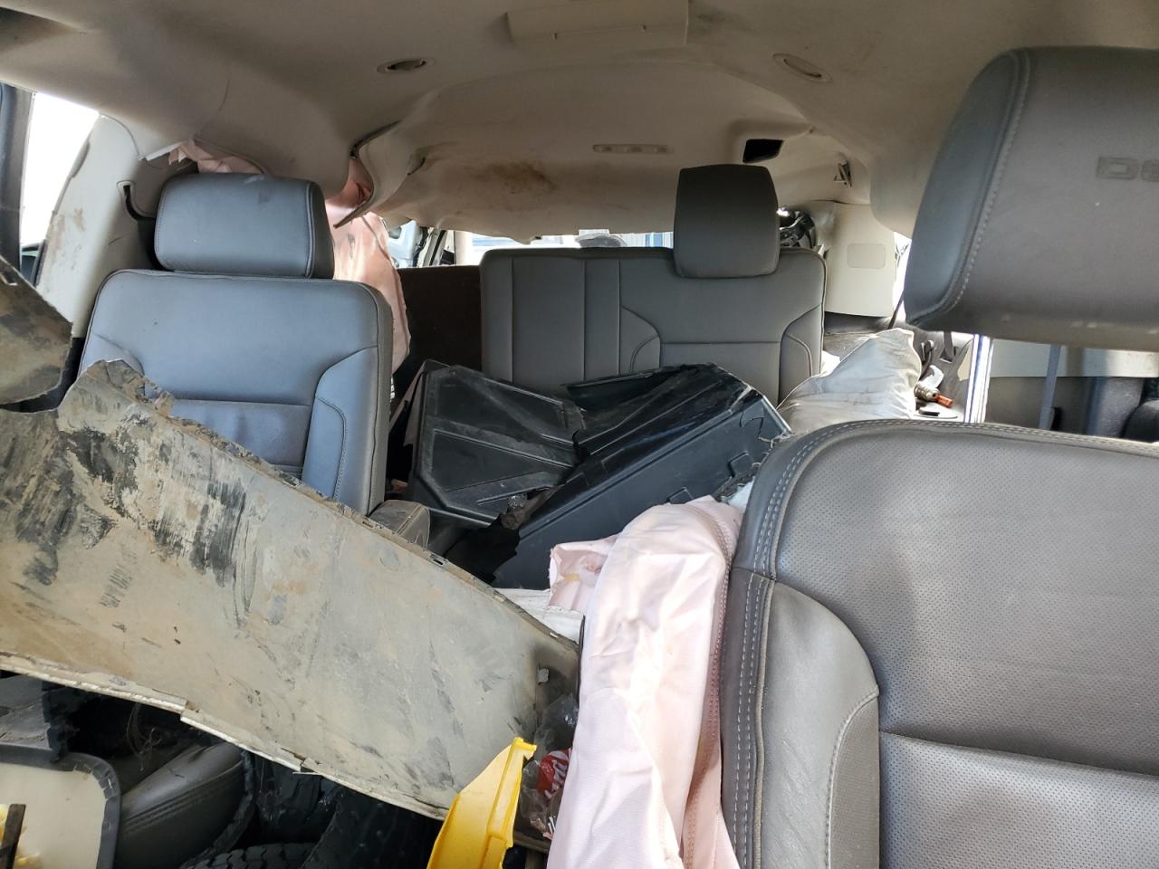 2015 GMC Yukon VIN 1GKS2JKJ8FR703949 Copart auction photo, rollover damage thumbnail 10