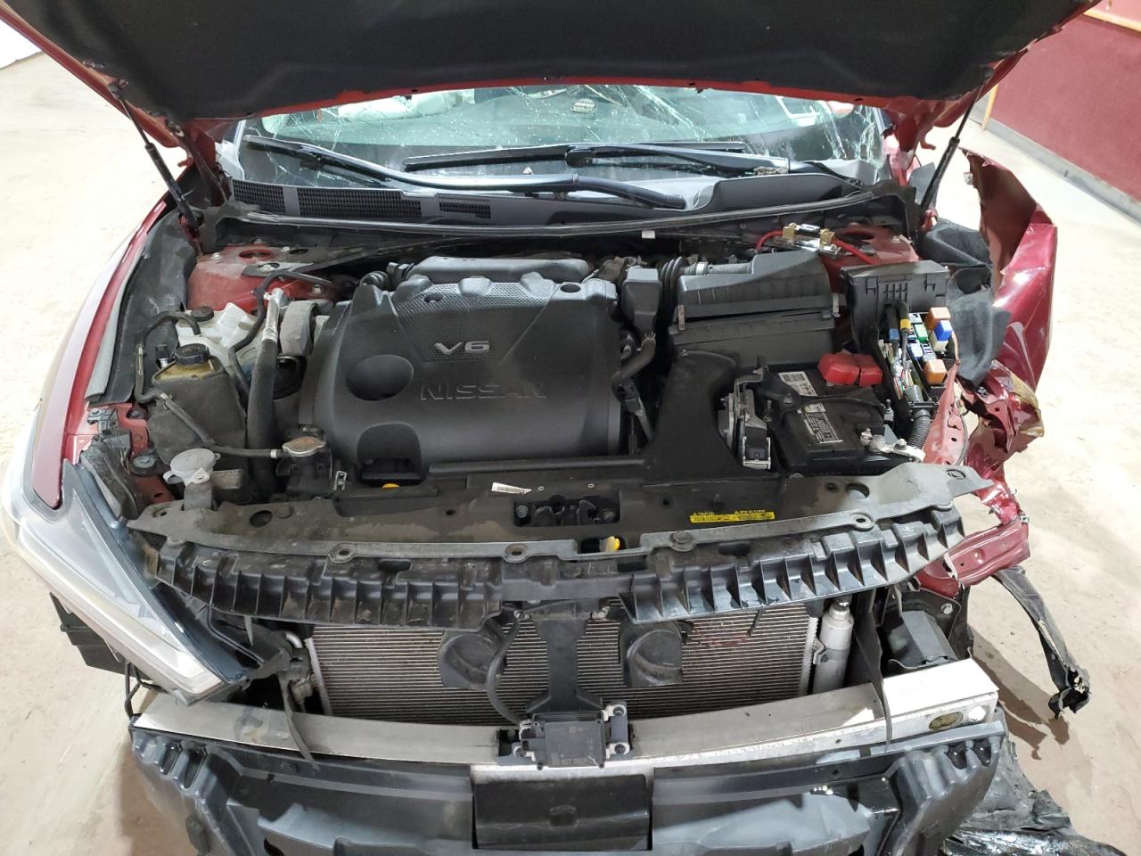 2019 Nissan Maxima VIN 1N4AA6AV2KC384322 Copart auction photo, biohazard/chemical / all over damage thumbnail 11