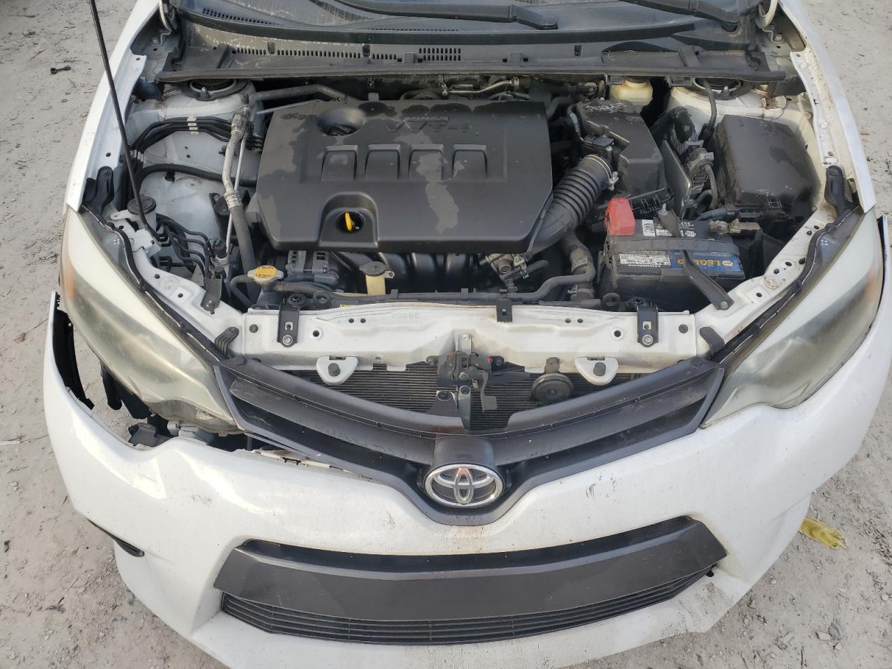 2016 Toyota Corolla VIN 5YFBURHE4GP545488 Copart auction photo, rollover damage thumbnail 11