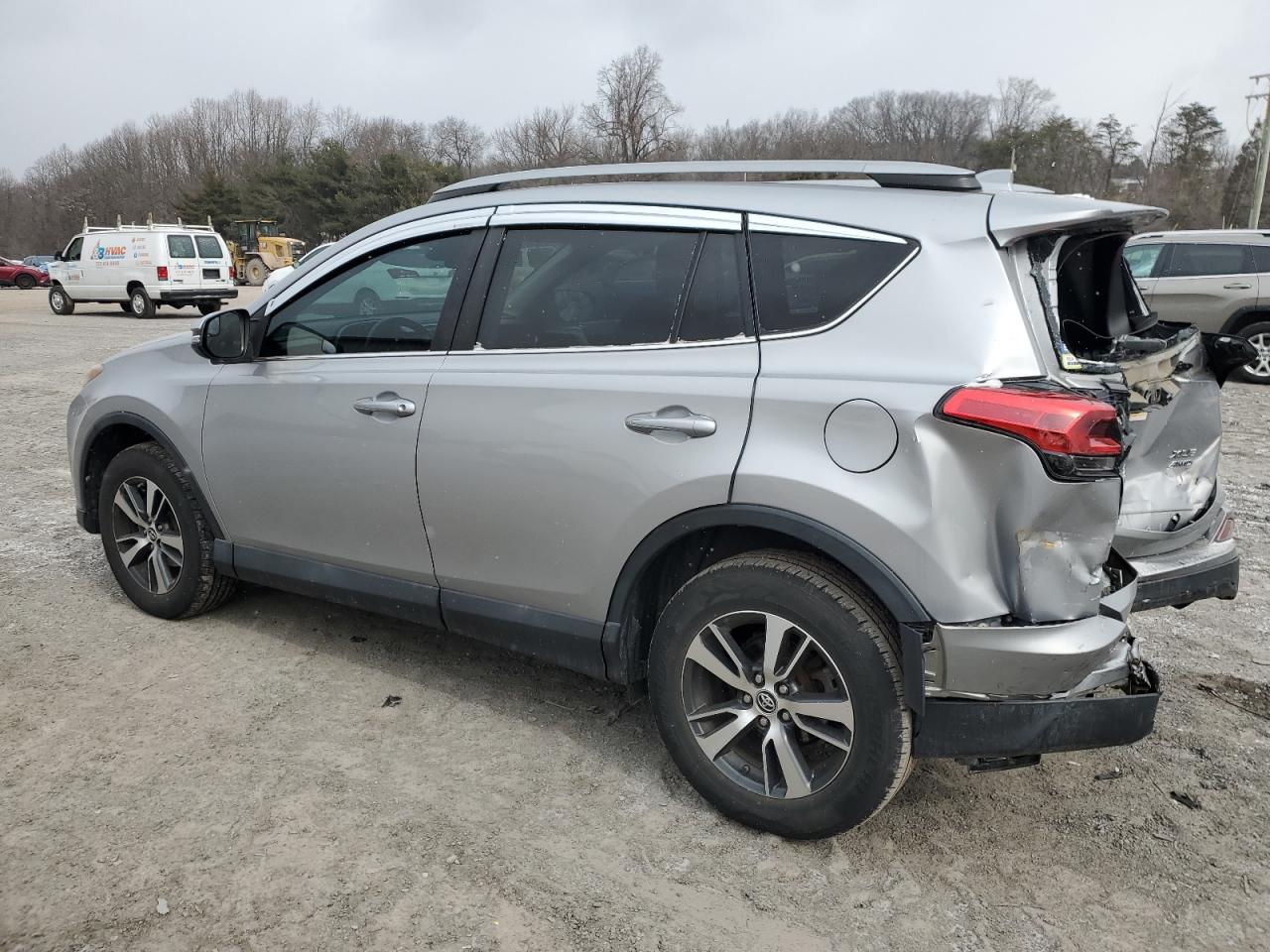 2017 Toyota RAV 4 VIN 2T3RFREV3HW611095 Copart auction photo, rear end / undercarriage damage thumbnail 2