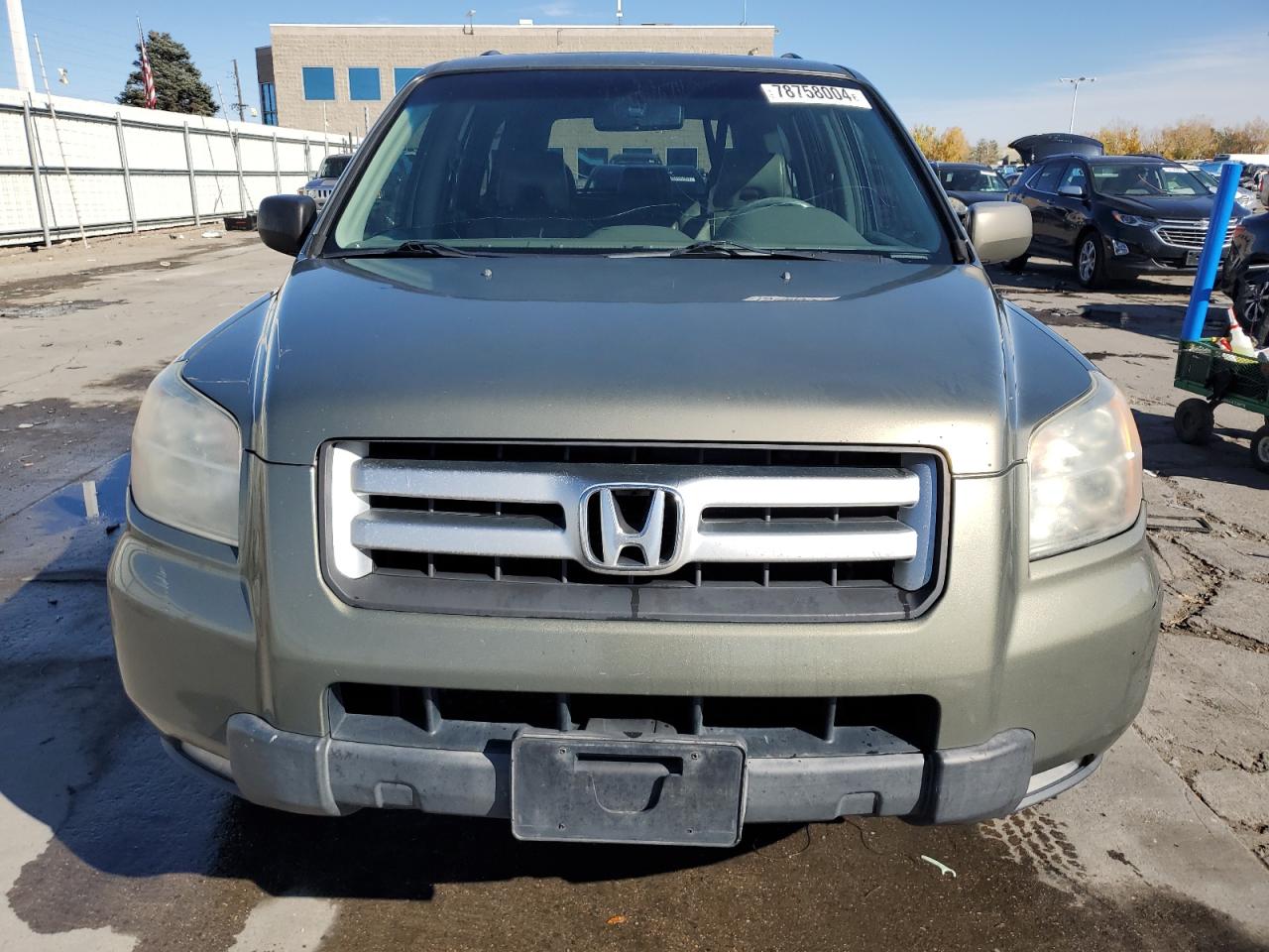 2007 Honda Pilot VIN 2HKYF18547H532713 Copart auction photo, hail / rear end damage thumbnail 5