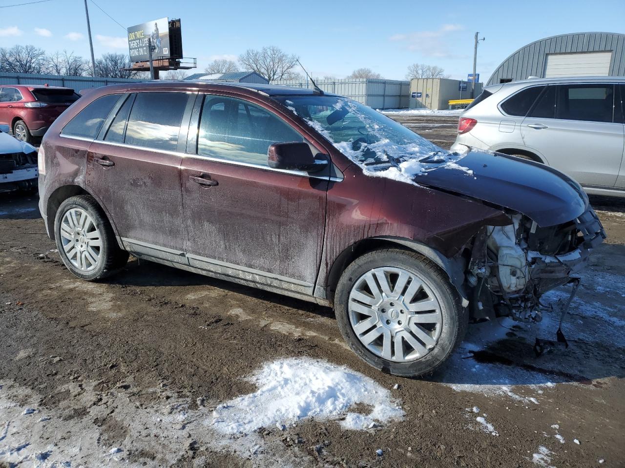 2010 Ford Edge VIN 2FMDK4KC9ABB79032 Copart auction photo, front end / rear end damage thumbnail 4