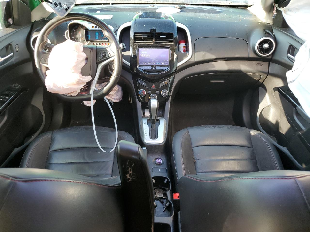2015 Chevrolet Sonic VIN 1G1JG6SBXF4161497 Copart auction photo, all over damage thumbnail 8