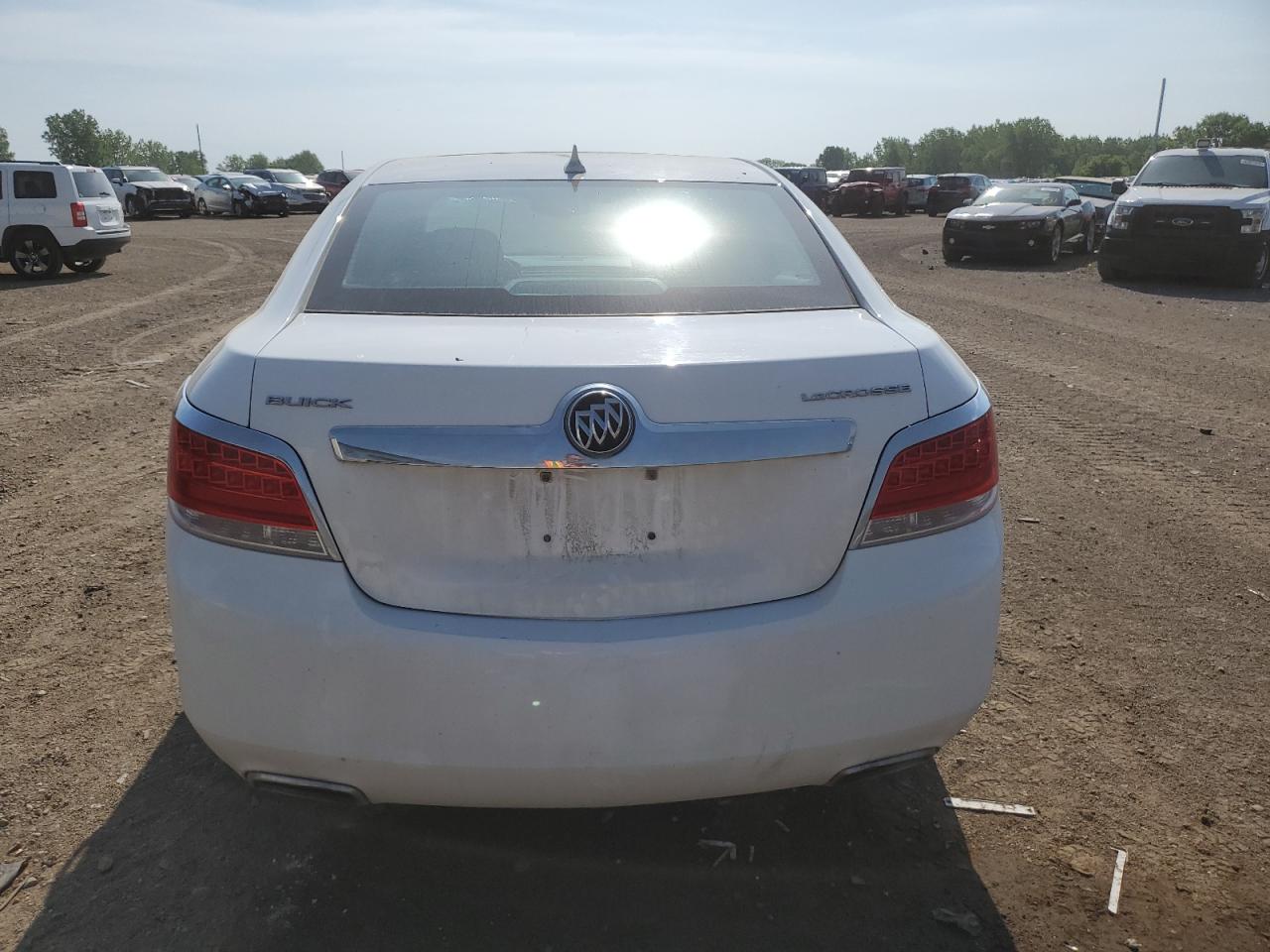 2012 Buick LaCrosse VIN 1G4GC5E33CF120765 Copart auction photo, front end / side damage thumbnail 6