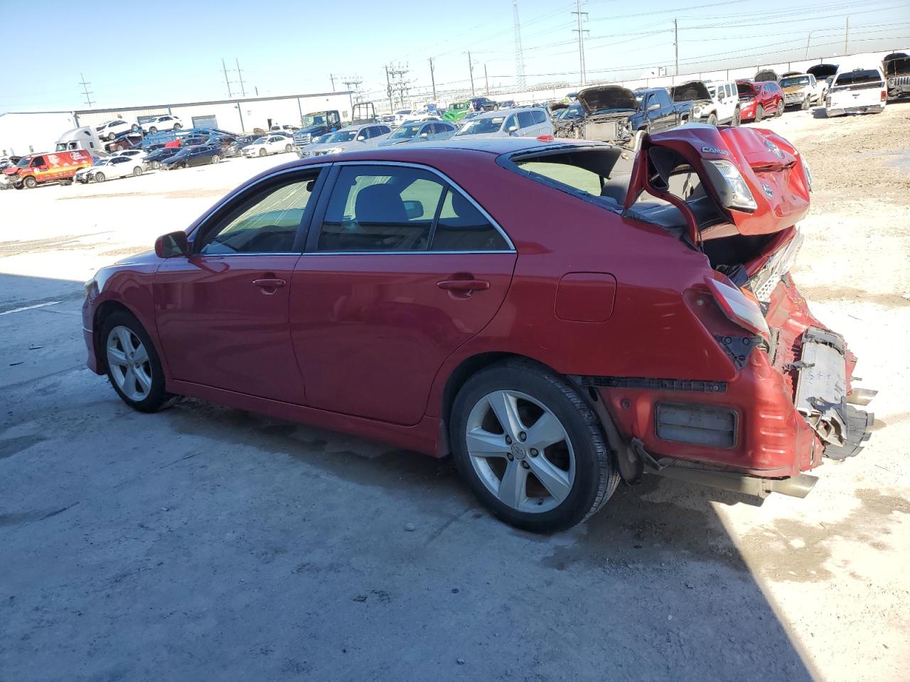 2011 Toyota Camry VIN 4T1BF3EKXBU722991 Copart auction photo, rear end / front end damage thumbnail 2