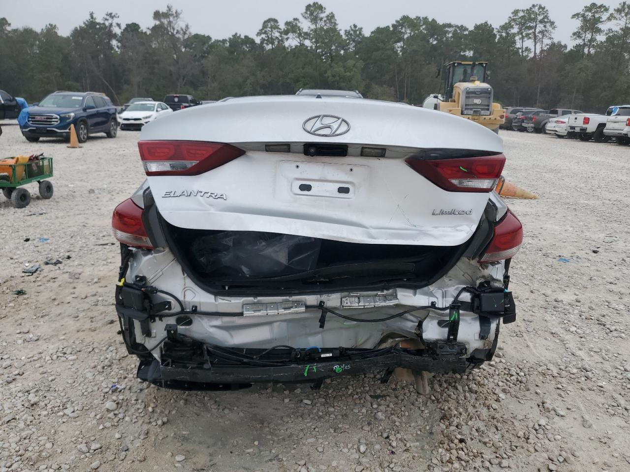 2017 Hyundai Elantra VIN 5NPD84LF2HH015874 Copart auction photo, rear end / side damage thumbnail 6