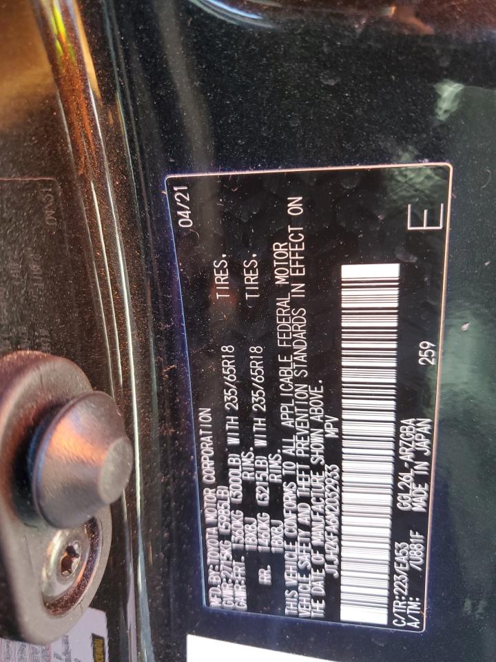 2021 Lexus RX VIN JTJHZKFA6M2032933 Copart auction photo, side damage thumbnail 13