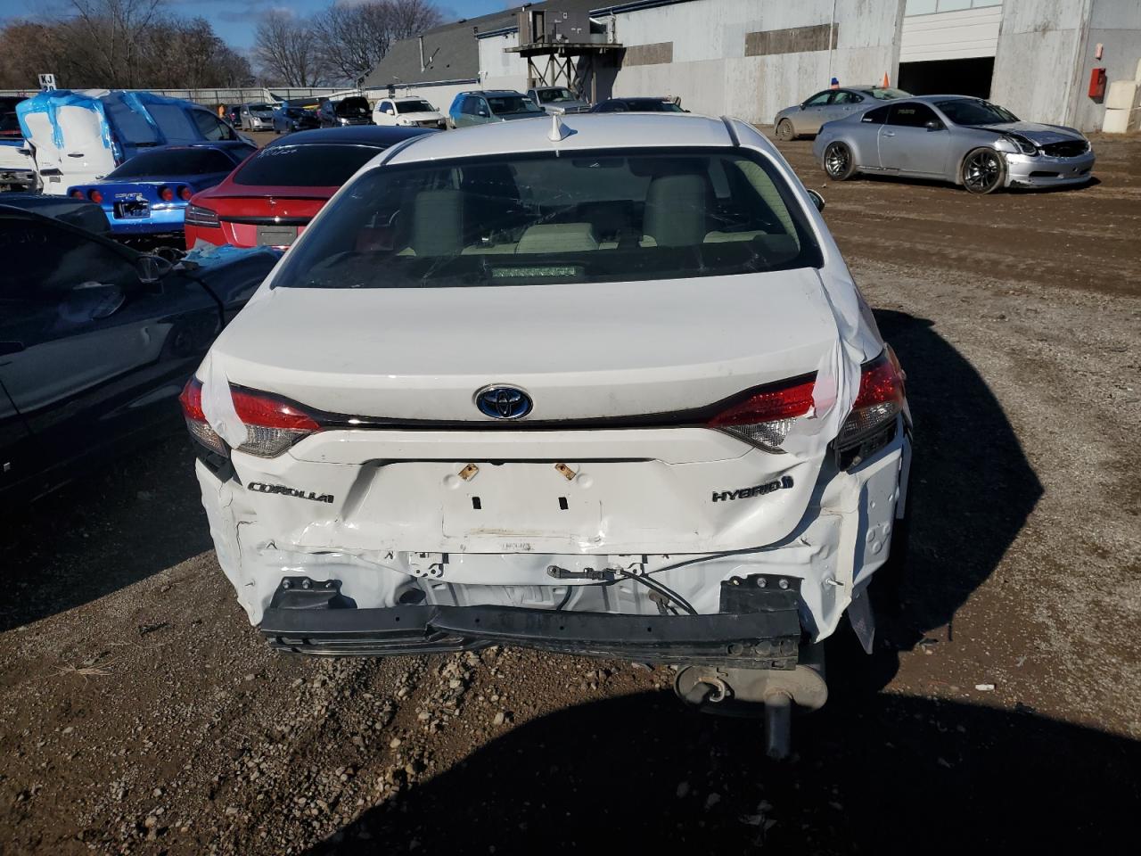 2022 Toyota Corolla VIN JTDEAMDE7N3004455 Copart auction photo, rear end / front end damage thumbnail 6