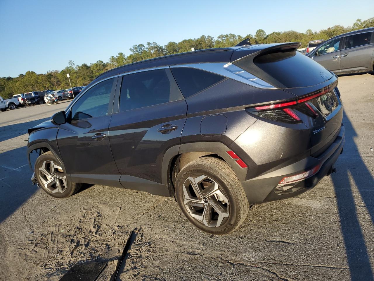 2023 Hyundai Tucson VIN 5NMJFCAE1PH216965 Copart auction photo, front end damage thumbnail 2