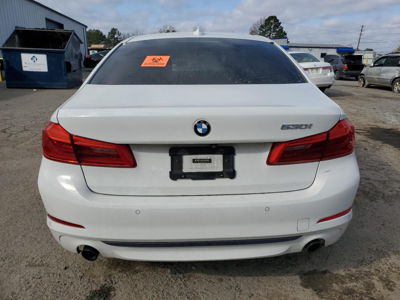 2019 BMW 5er VIN WBAJA5C58KWA57892 Copart auction photo, front end / minor dent/scratches damage thumbnail 6