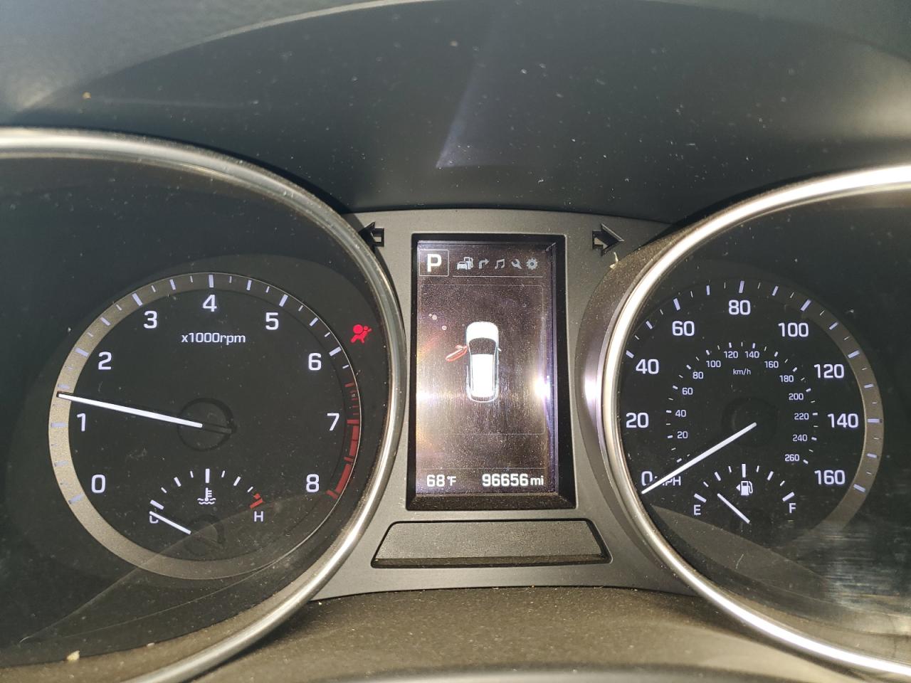 2017 Hyundai Santa Fe VIN 5XYZU3LB2HG437059 Copart auction photo, all over damage thumbnail 9
