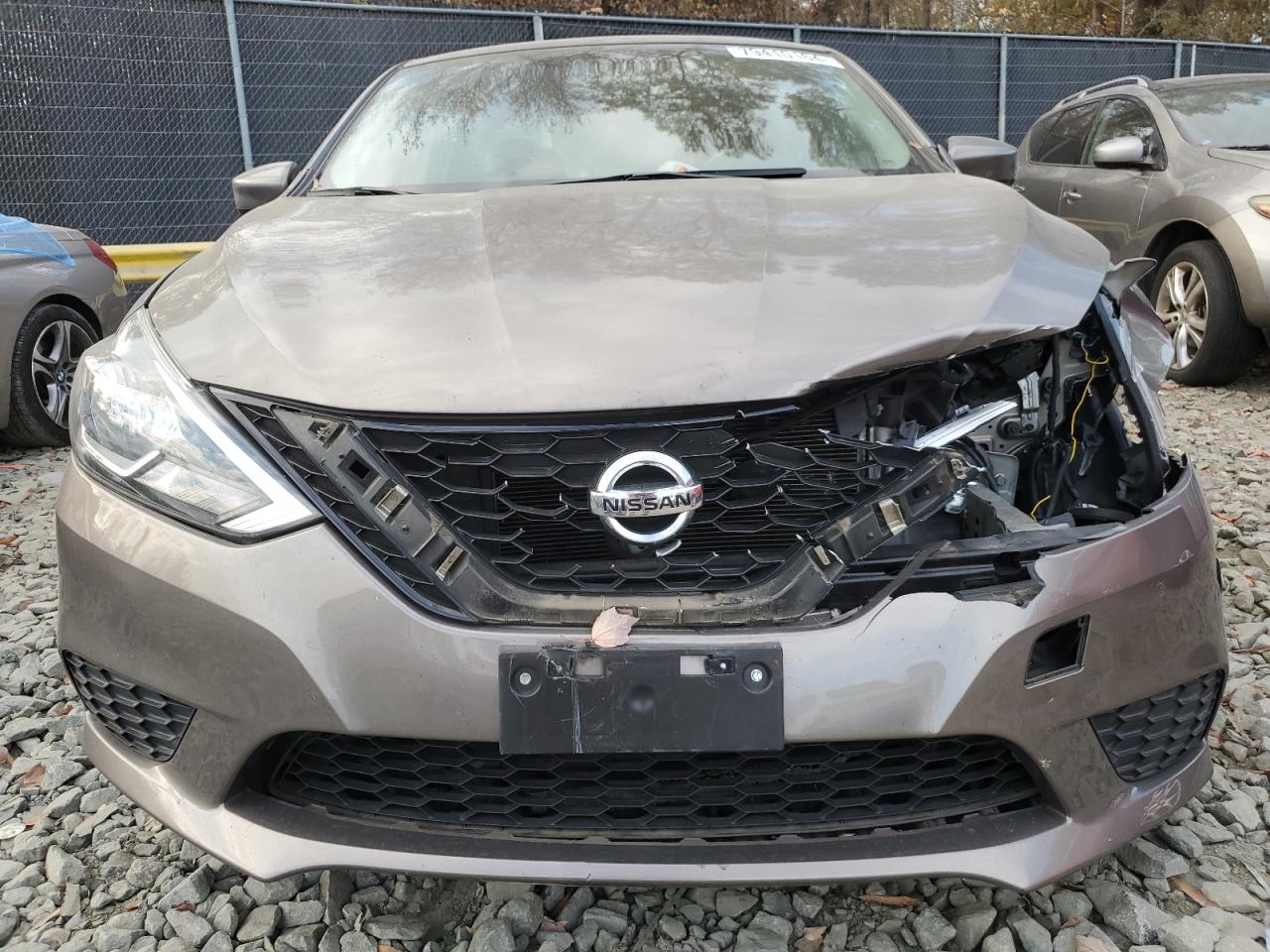 2016 Nissan Sentra VIN 3N1AB7AP0GY225881 Copart auction photo, front end / side damage thumbnail 5