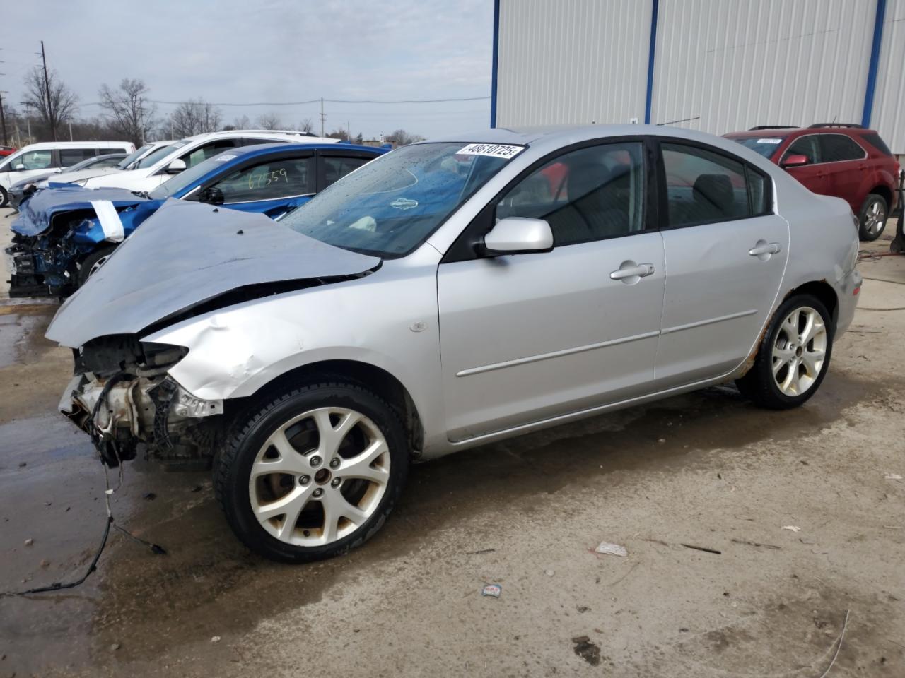 2008 Mazda 3 VIN JM1BK32F581155946 - Copart auction photo