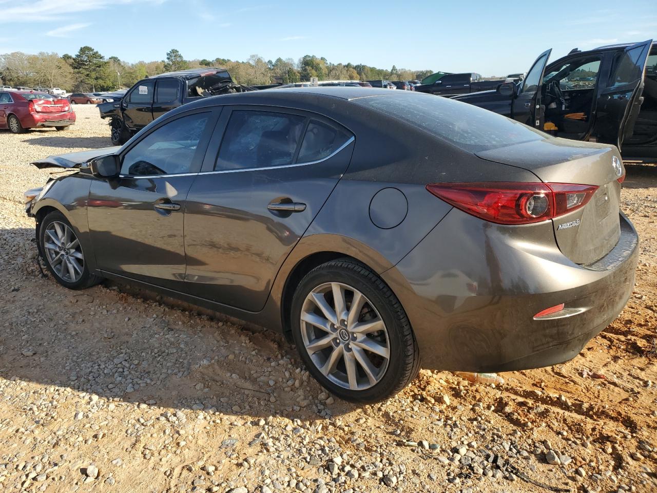 2017 Mazda 3 VIN JM1BN1V79H1105664 Copart auction photo, front end damage thumbnail 2