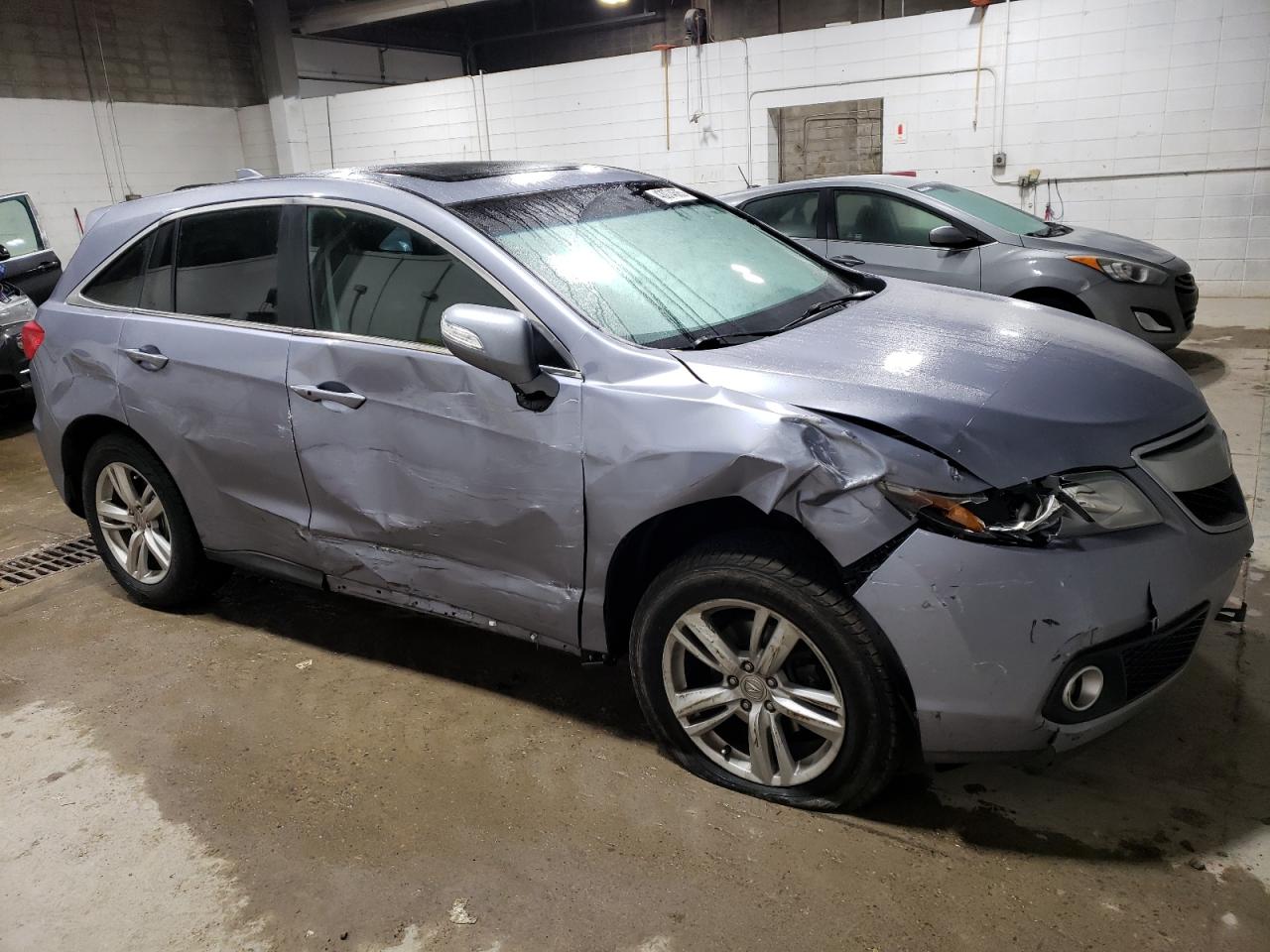 2014 Acura RDX VIN 5J8TB4H53EL012276 Copart auction photo, front end / side damage thumbnail 4