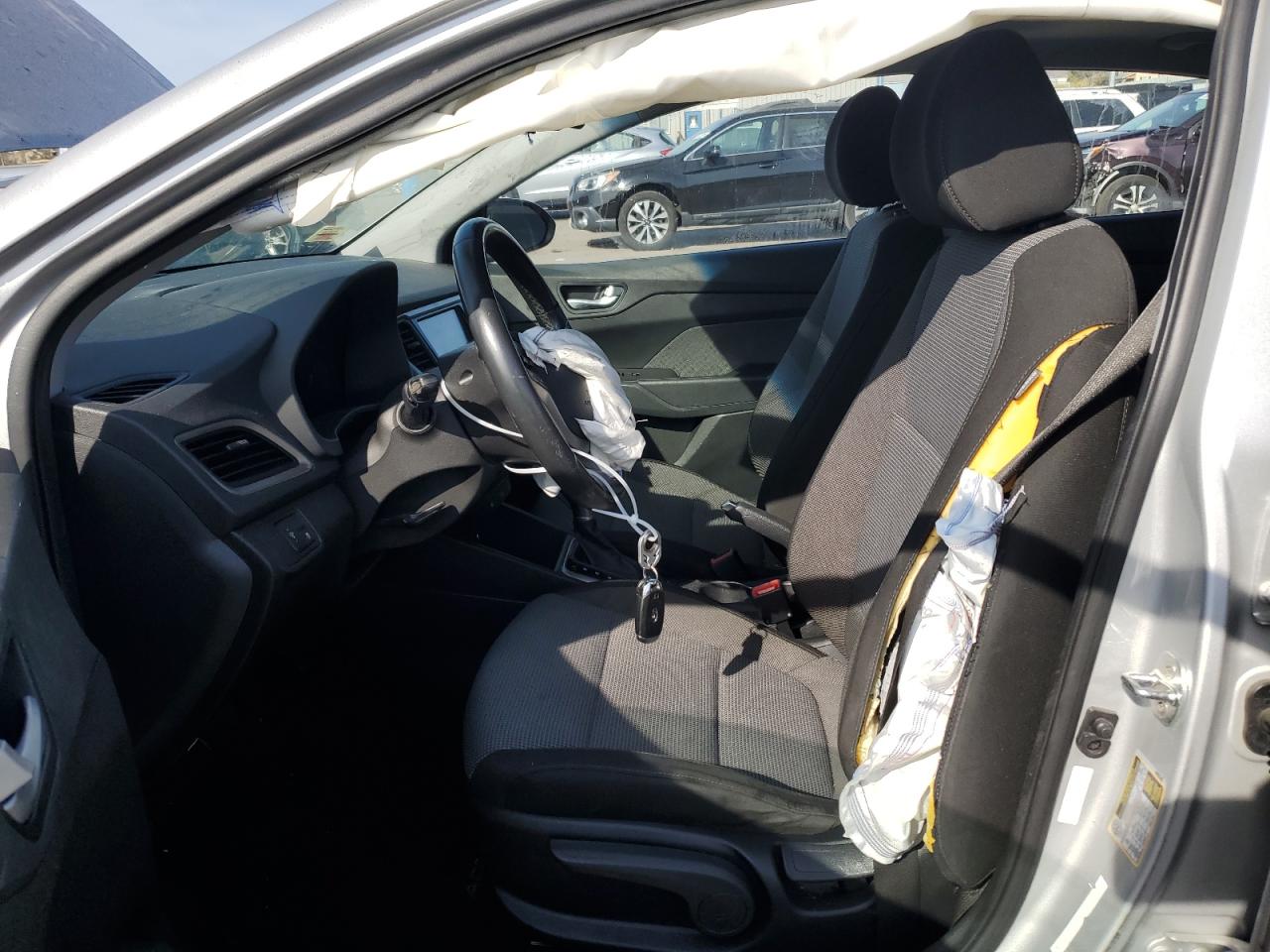 2018 Hyundai Accent VIN 3KPC34A31JE035465 Copart auction photo, front end / side damage thumbnail 7