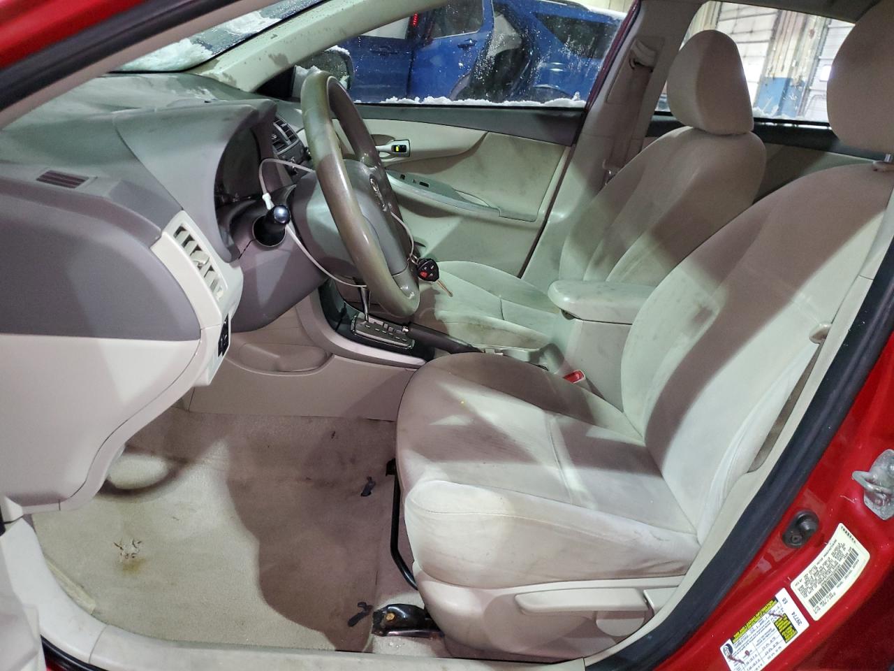 2010 Toyota Corolla VIN 1NXBU4EEXAZ290083 Copart auction photo, front end damage thumbnail 7