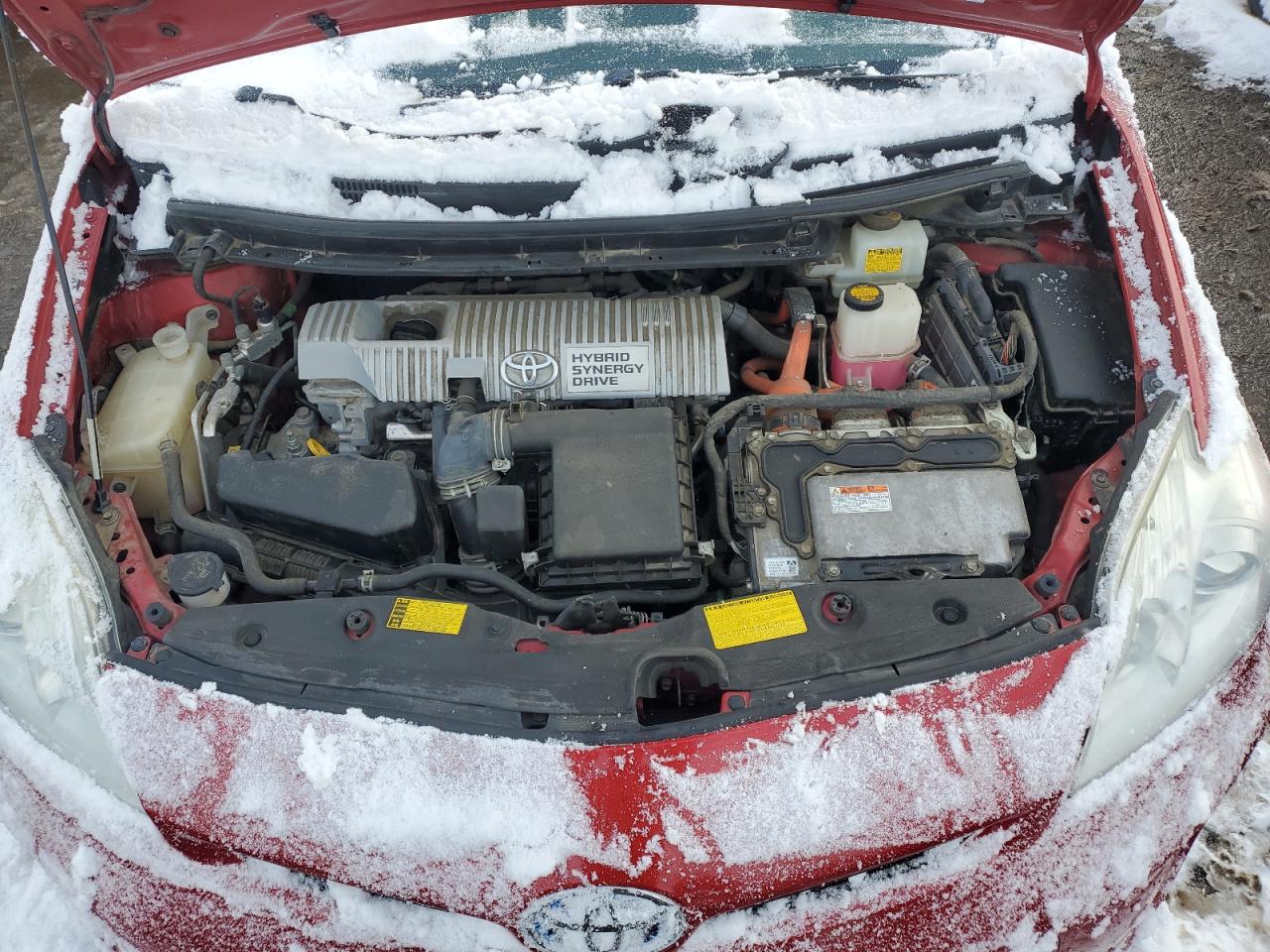 2012 Toyota Prius VIN JTDKN3DU5C5381554 Copart auction photo, normal wear damage thumbnail 11