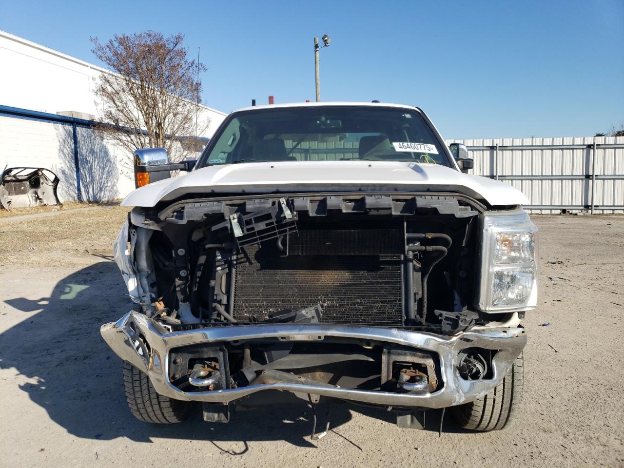 2016 Ford F250 VIN 1FT7X2B62GEB73667 Copart auction photo, front end / side damage thumbnail 5
