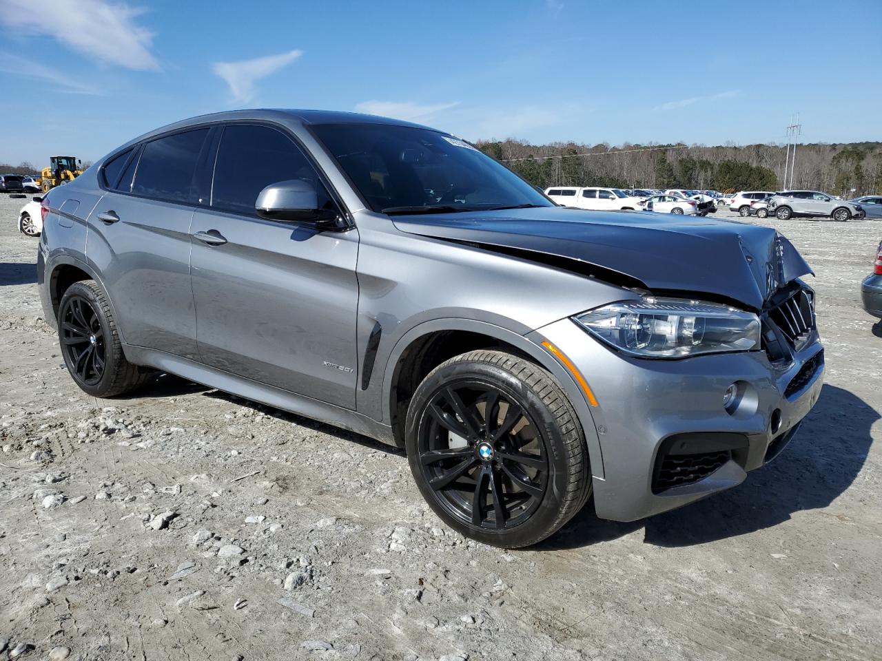 2017 BMW X6 VIN 5UXKU6C36H0W38379 Copart auction photo, rear end / front end damage thumbnail 4
