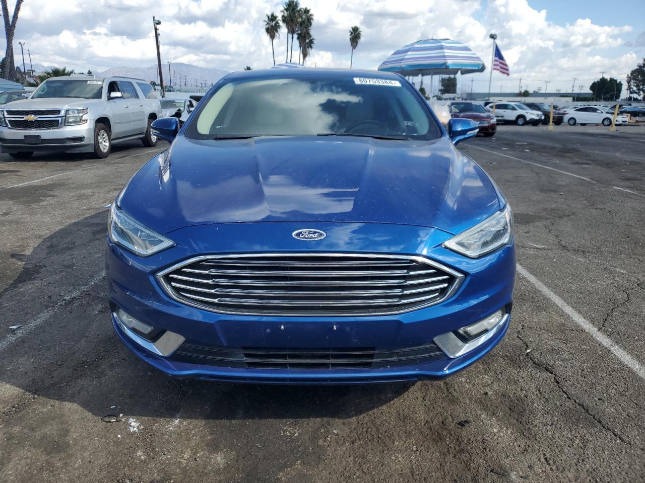 2018 Ford Fusion VIN 3FA6P0RUXJR214111 Copart auction photo, side / minor dent/scratches damage thumbnail 5