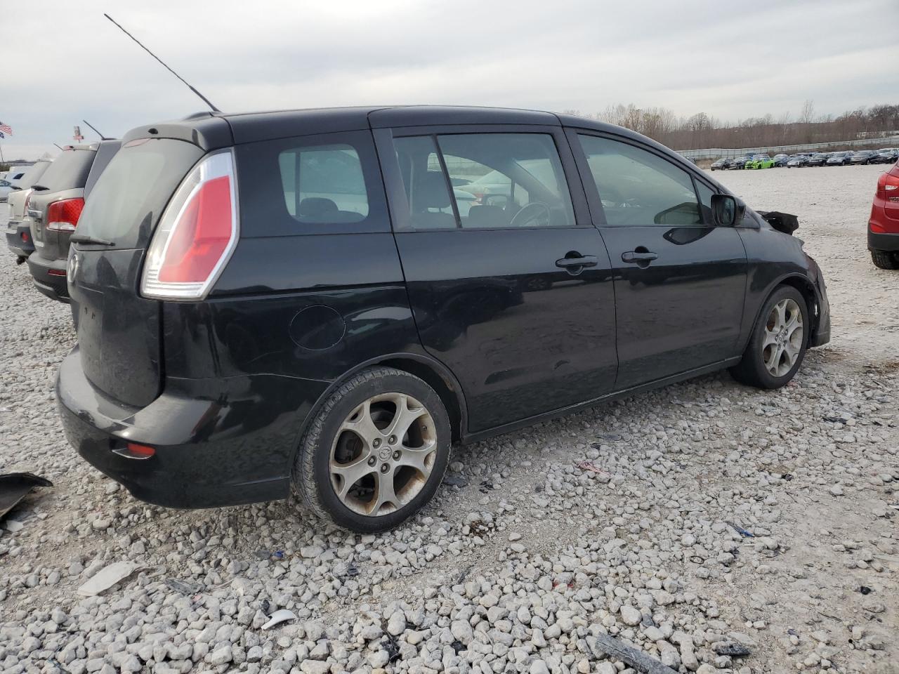 2010 Mazda 5 VIN JM1CR2WL9A0359820 Copart auction photo, burn - engine damage thumbnail 3