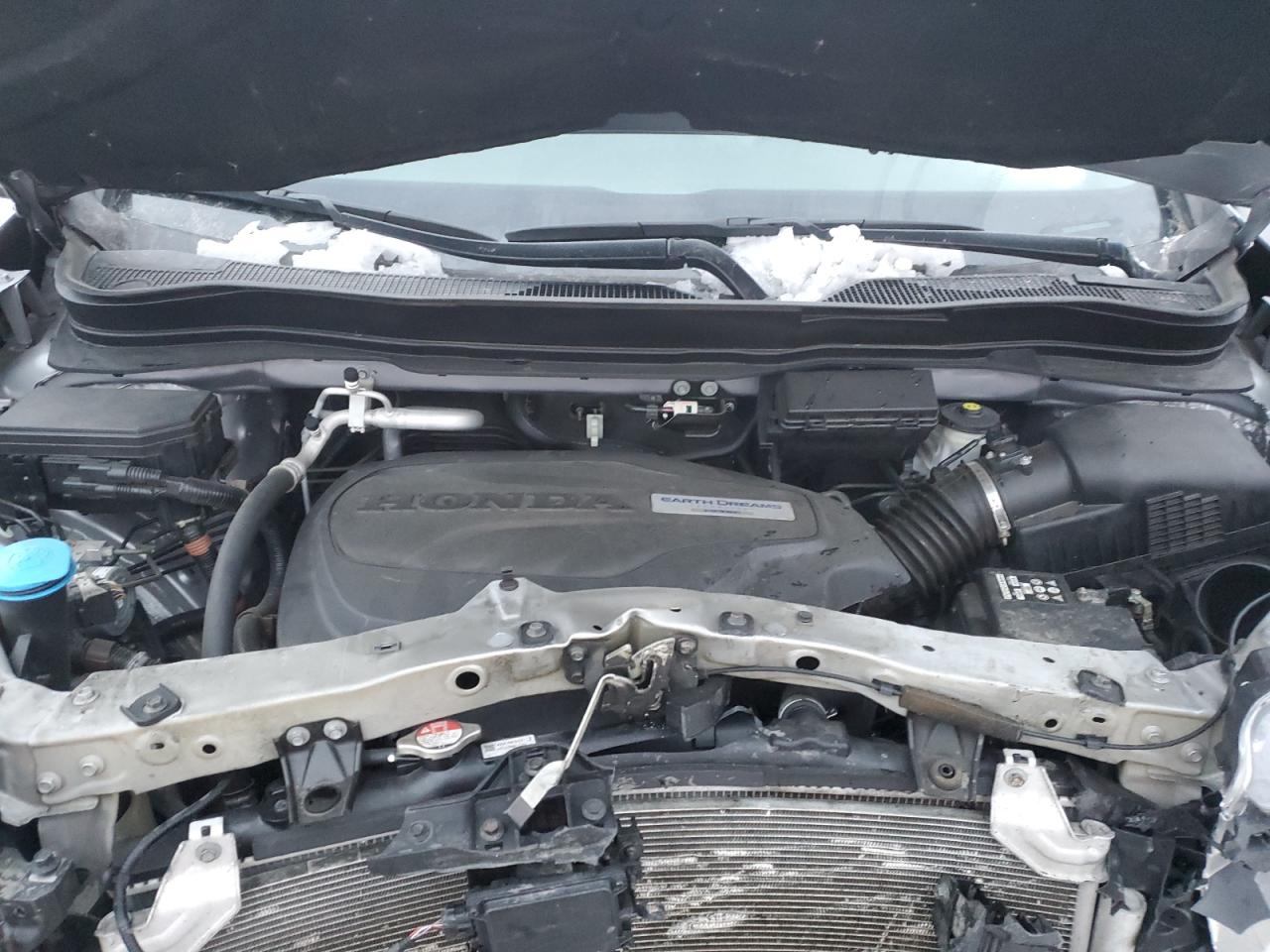 2017 Honda Pilot VIN 5FNYF6H71HB508285 Copart auction photo, front end / side damage thumbnail 12