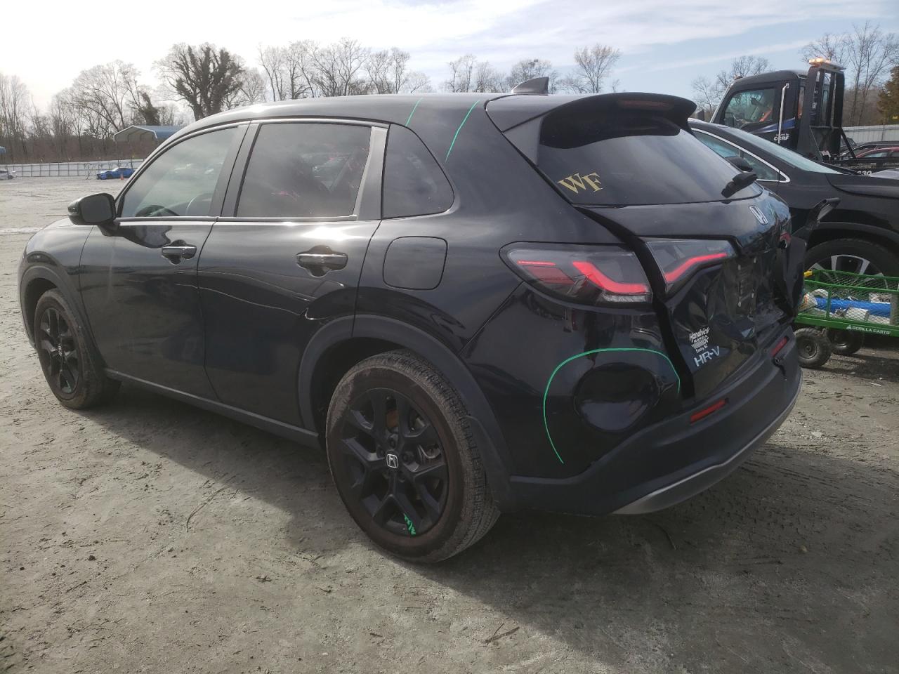 2024 Honda HR-V VIN 3CZRZ1H52RM702201 Copart auction photo, rear end / minor dent/scratches damage thumbnail 2