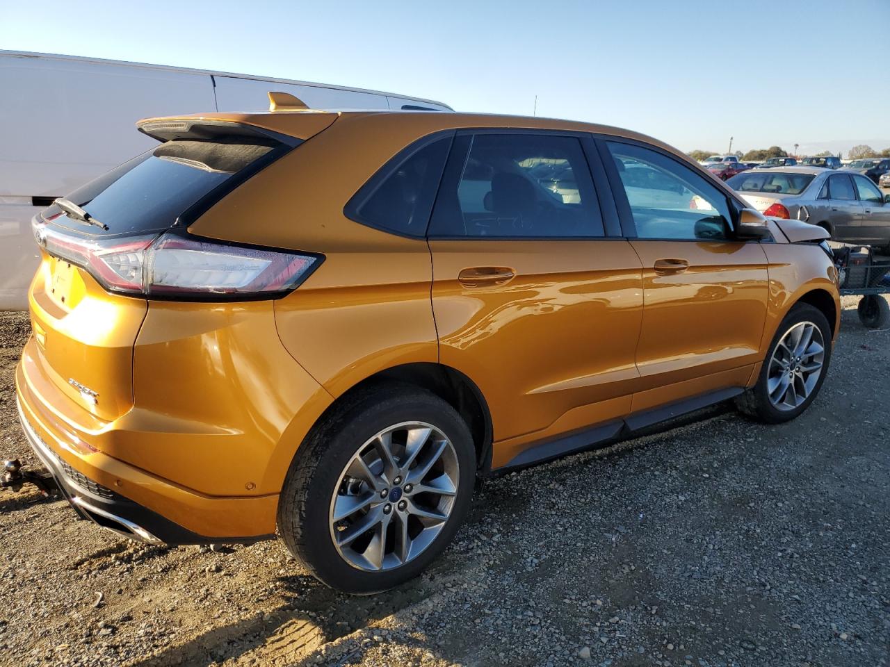 2015 Ford Edge VIN 2FMTK4APXFBC04060 Copart auction photo, front end damage thumbnail 3