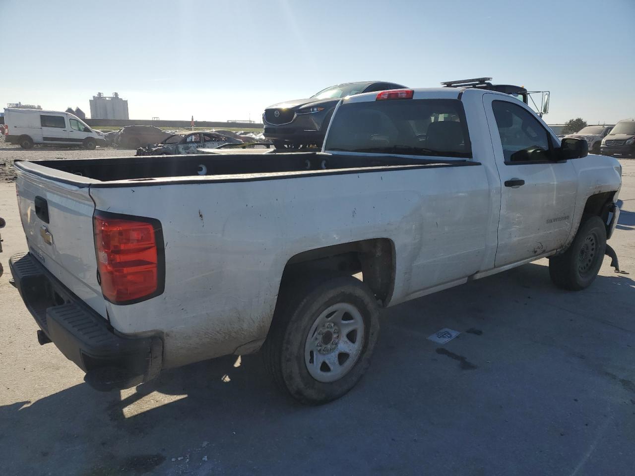2018 Chevrolet Silverado VIN 1GCNCNEC7JZ188946 Copart auction photo, front end damage thumbnail 3