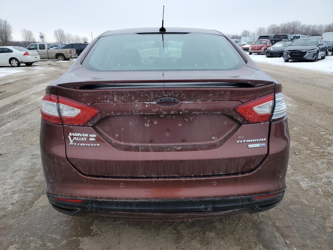 2015 Ford Fusion VIN 3FA6P0D91FR252532 Copart auction photo, front end / rear end damage thumbnail 6