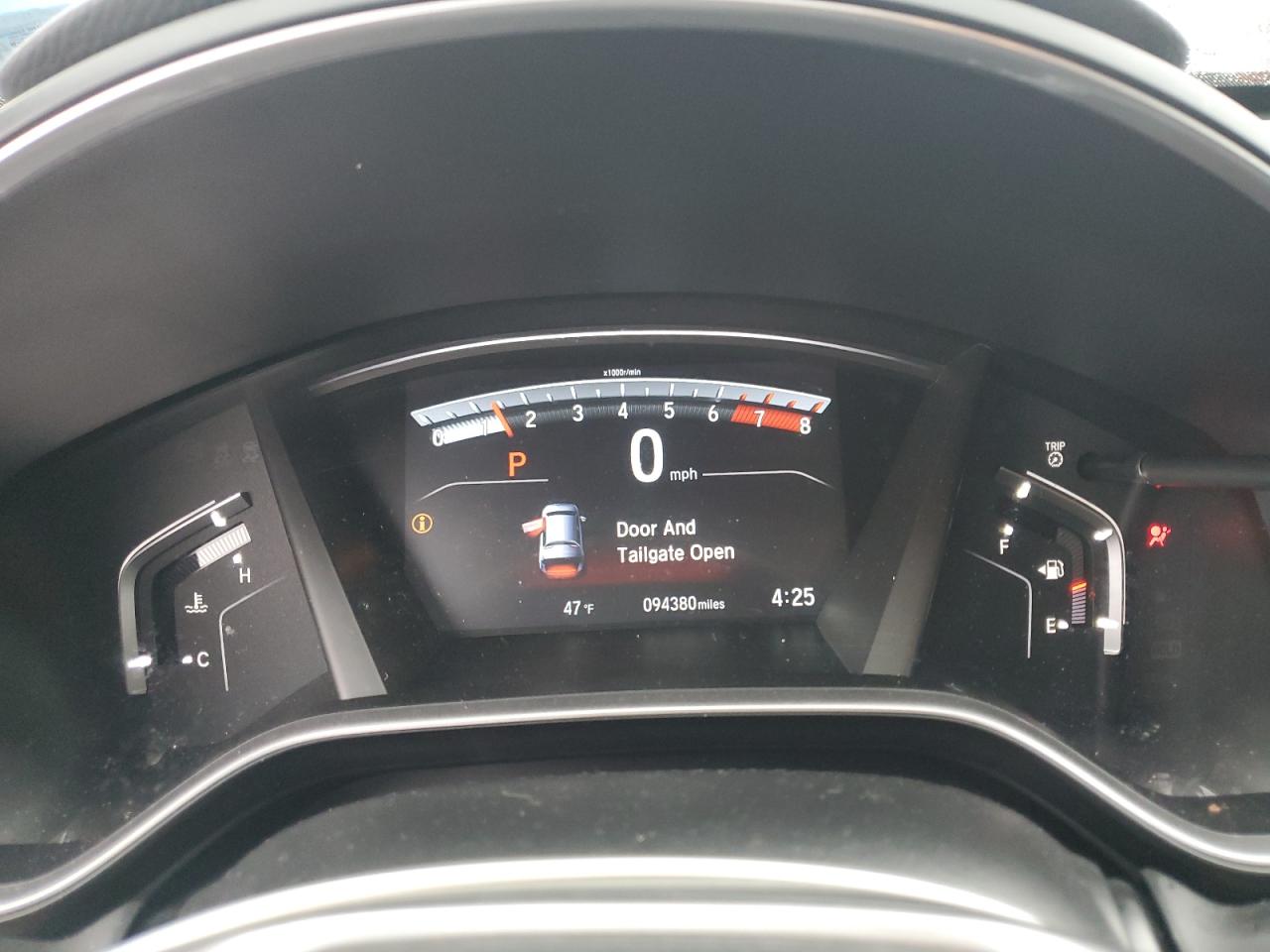 2019 Honda CR-V VIN 2HKRW2H99KH647278 Copart auction photo, rear end / minor dent/scratches damage thumbnail 9
