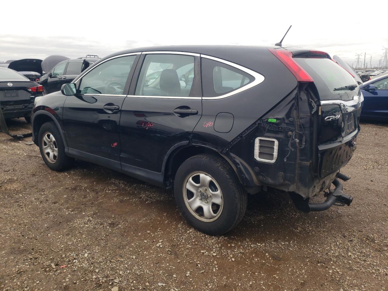 2015 Honda CR-V VIN 2HKRM4H34FH621738 Copart auction photo, rear end / minor dent/scratches damage thumbnail 2