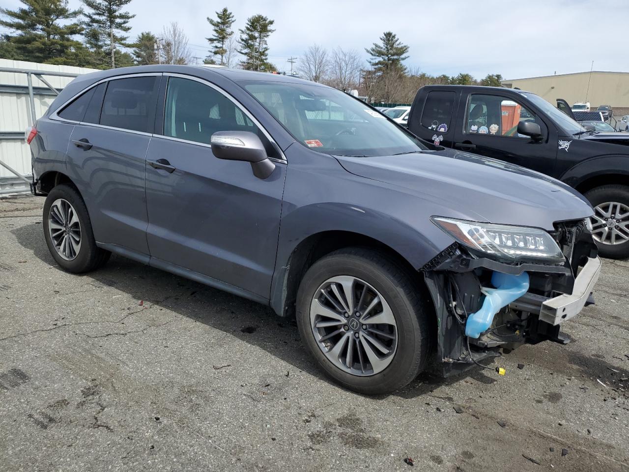 2017 Acura RDX VIN 5J8TB4H78HL029712 Copart auction photo, rear end / front end damage thumbnail 4