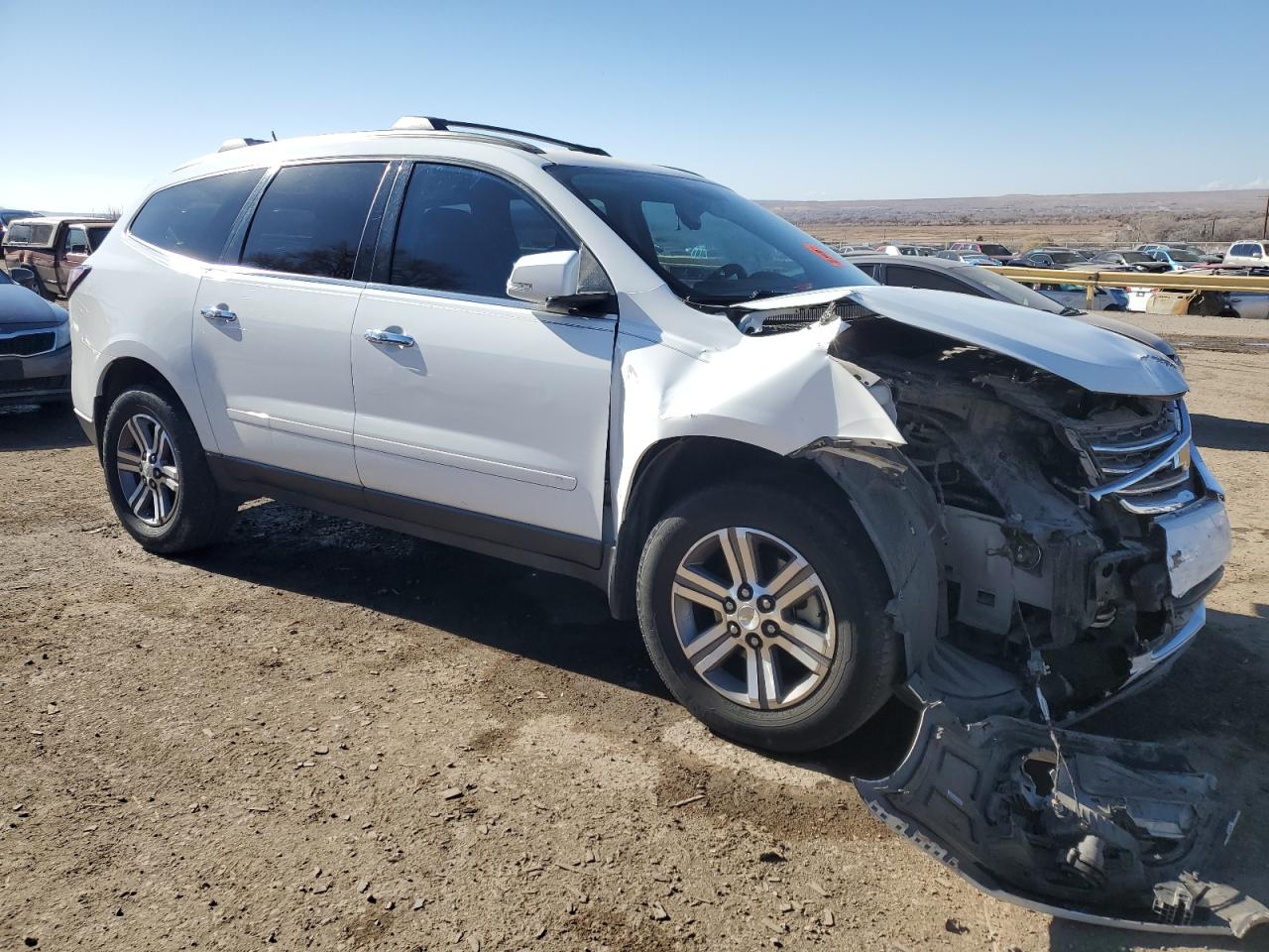 2017 Chevrolet Traverse VIN 1GNKRGKD6HJ276672 Copart auction photo, front end damage thumbnail 4