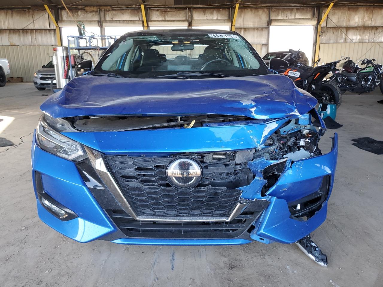 2021 Nissan Sentra VIN 3N1AB8DV6MY282386 Copart auction photo, rear end / front end damage thumbnail 5