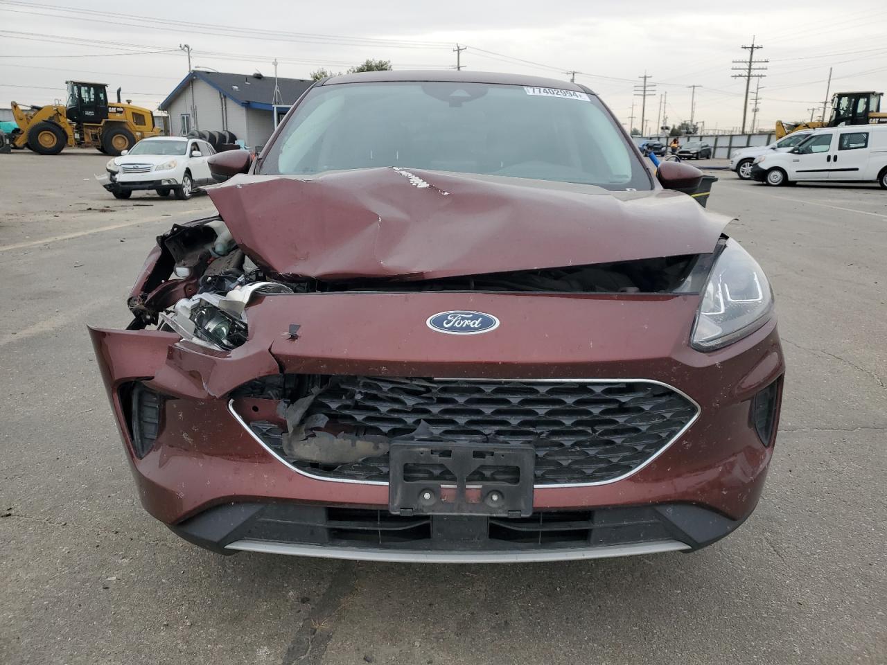 2021 Ford Escape VIN 1FMCU9G67MUA34883 Copart auction photo, front end damage thumbnail 5