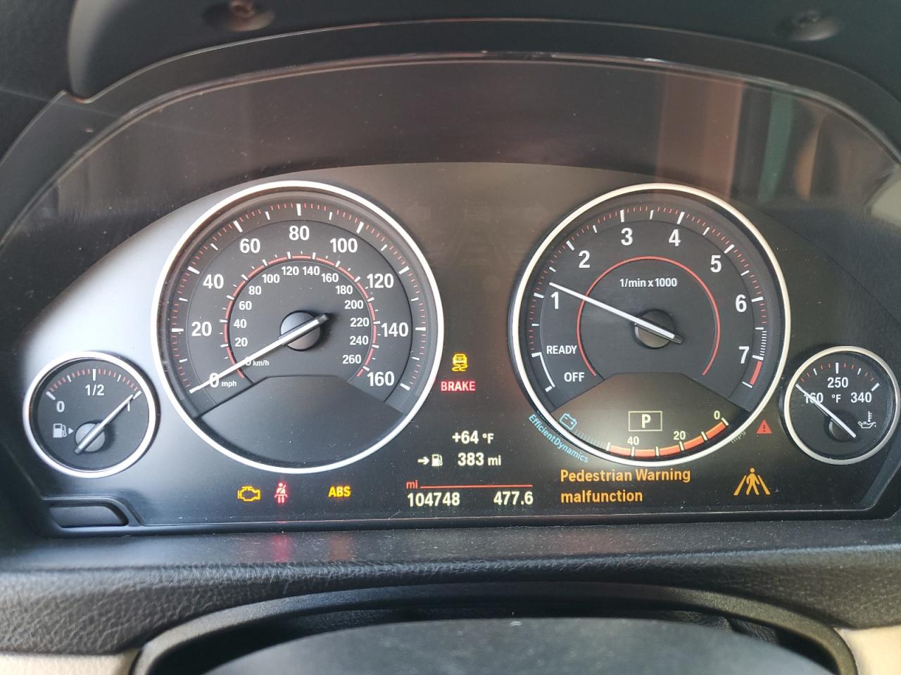 2016 BMW 3er VIN WBA8E9C58GK645801 Copart auction photo, front end / minor dent/scratches damage thumbnail 9