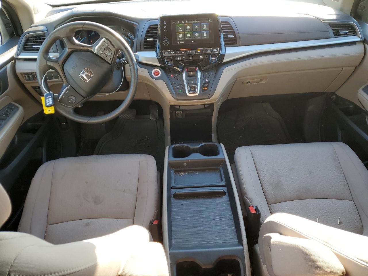2019 Honda Odyssey VIN 5FNRL6H51KB041856 Copart auction photo, front end / side damage thumbnail 8