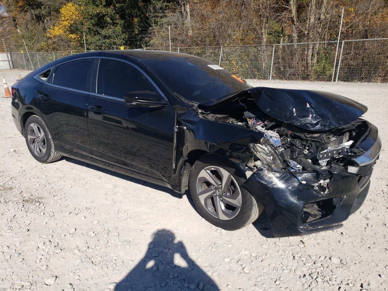 2020 Honda Insight VIN 19XZE4F56LE011809 Copart auction photo, front end / side damage thumbnail 4