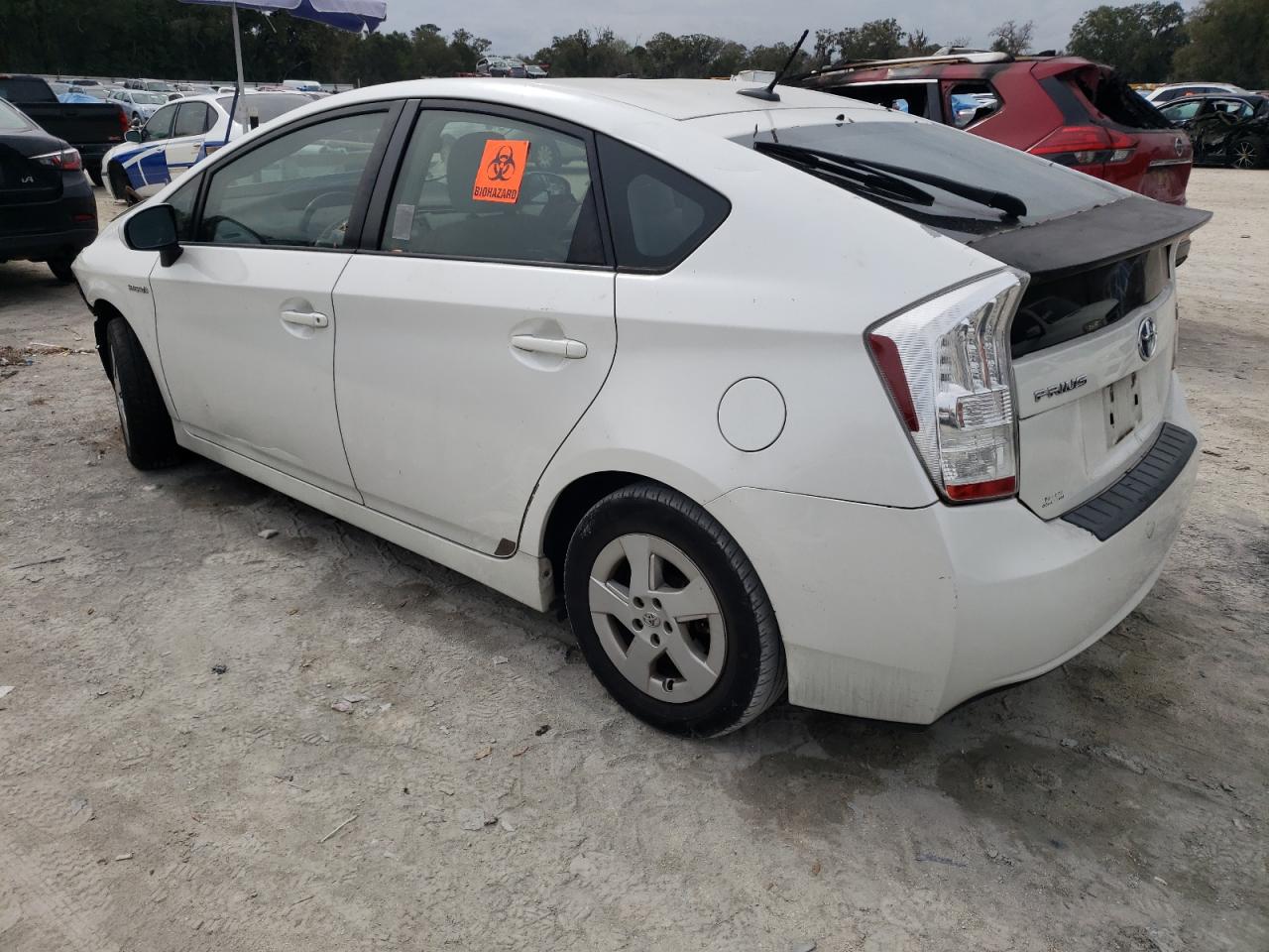 2011 Toyota Prius VIN JTDKN3DU4B0296894 Copart auction photo, front end / minor dent/scratches damage thumbnail 2