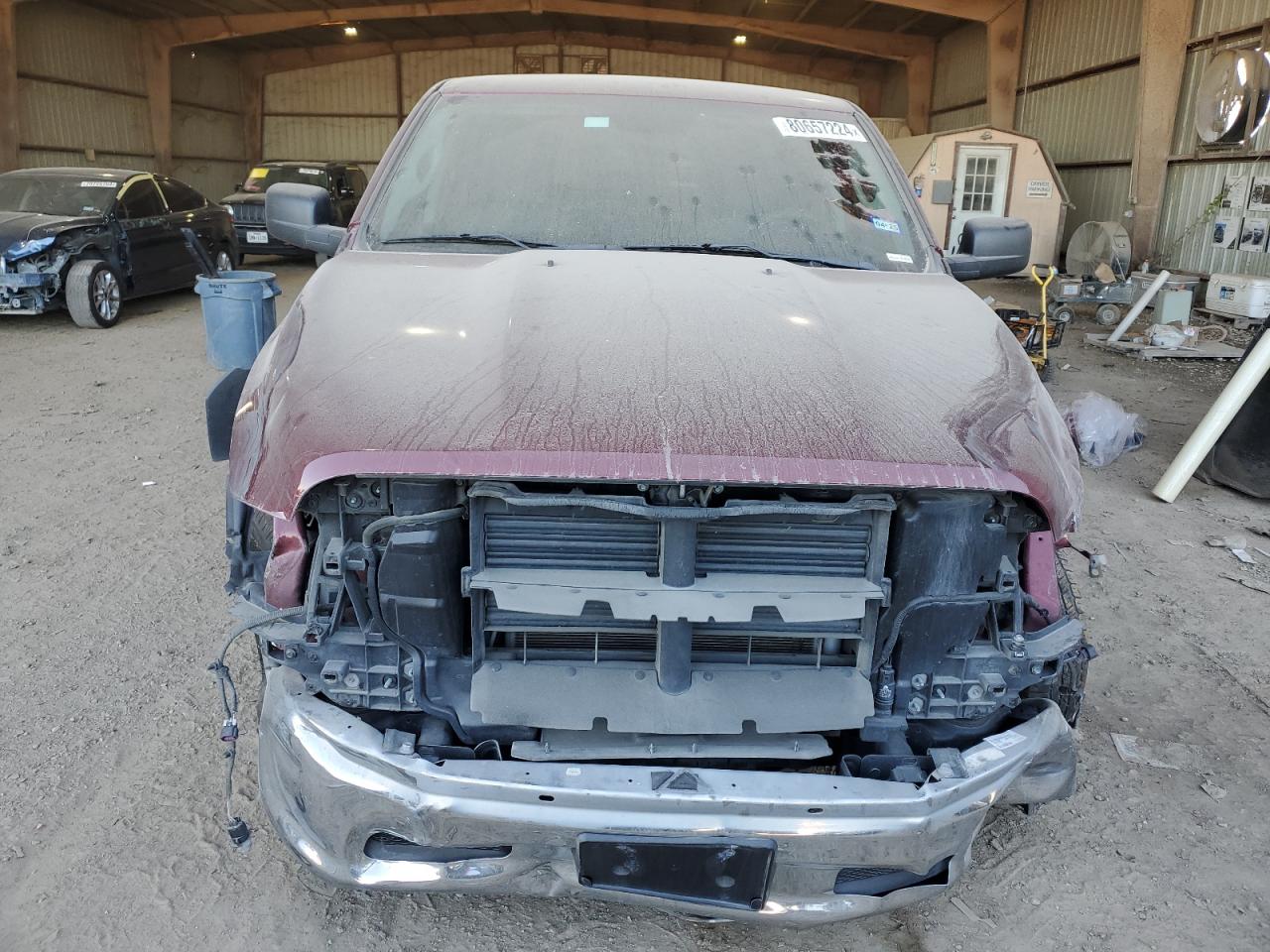 2021 RAM 1500 VIN 1C6RR6FG3MS506802 Copart auction photo, front end / side damage thumbnail 5