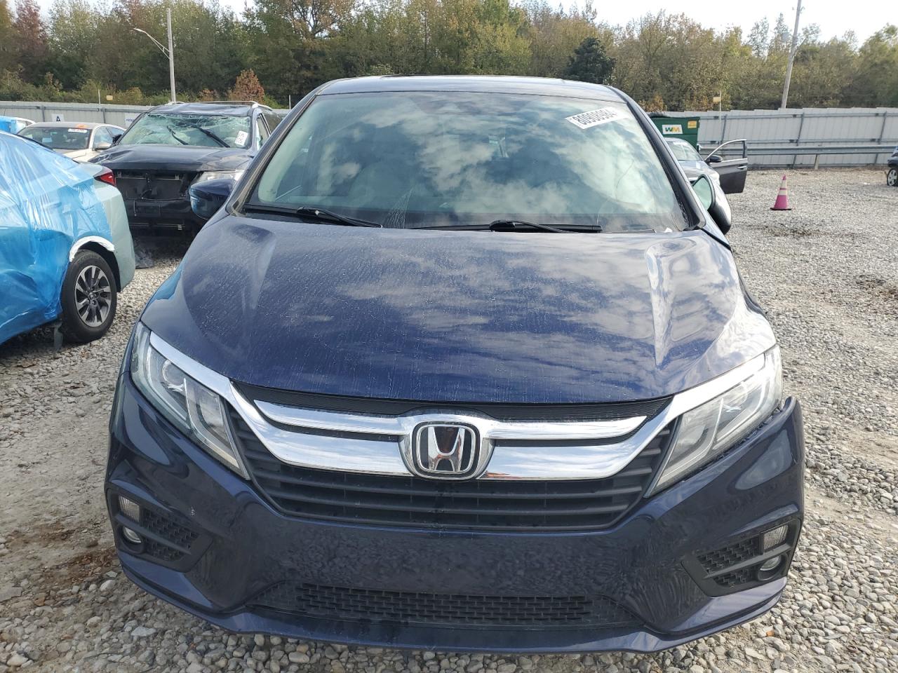 2019 Honda Odyssey VIN 5FNRL6H71KB075863 Copart auction photo, side damage thumbnail 5