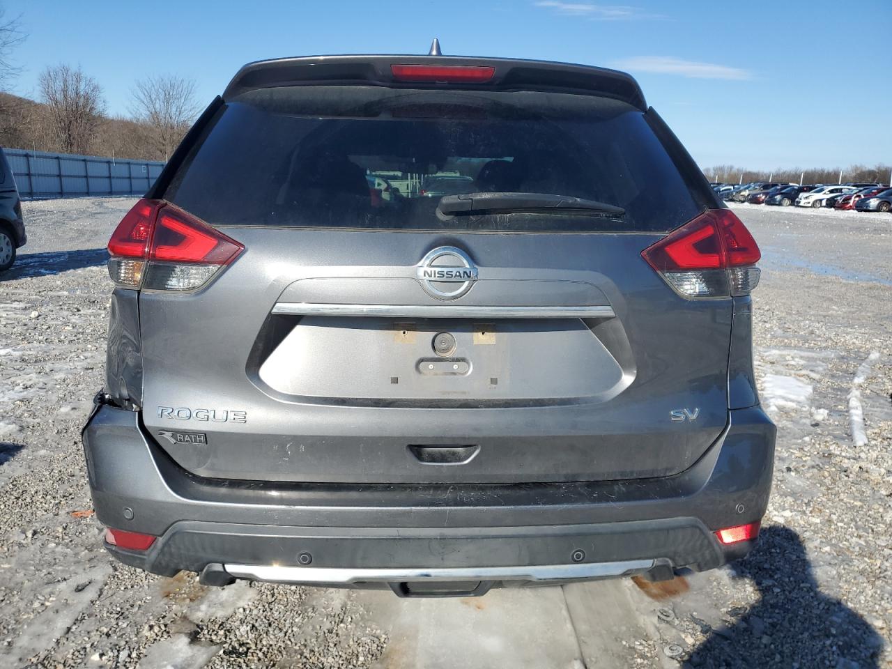 2019 Nissan Rogue VIN KNMAT2MT9KP557236 Copart auction photo, front end / rear end damage thumbnail 6