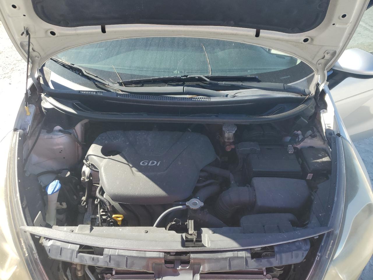 2013 KIA Rio VIN KNADN4A33D6295761 Copart auction photo, front end damage thumbnail 11