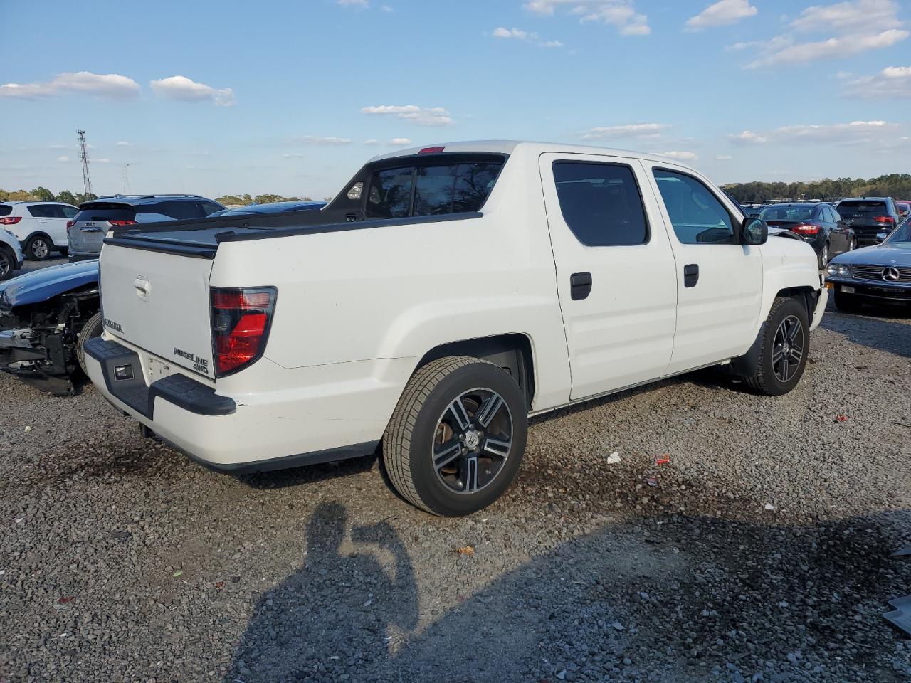2014 Honda Ridgeline VIN 5FPYK1F71EB009717 Copart auction photo, front end damage thumbnail 3
