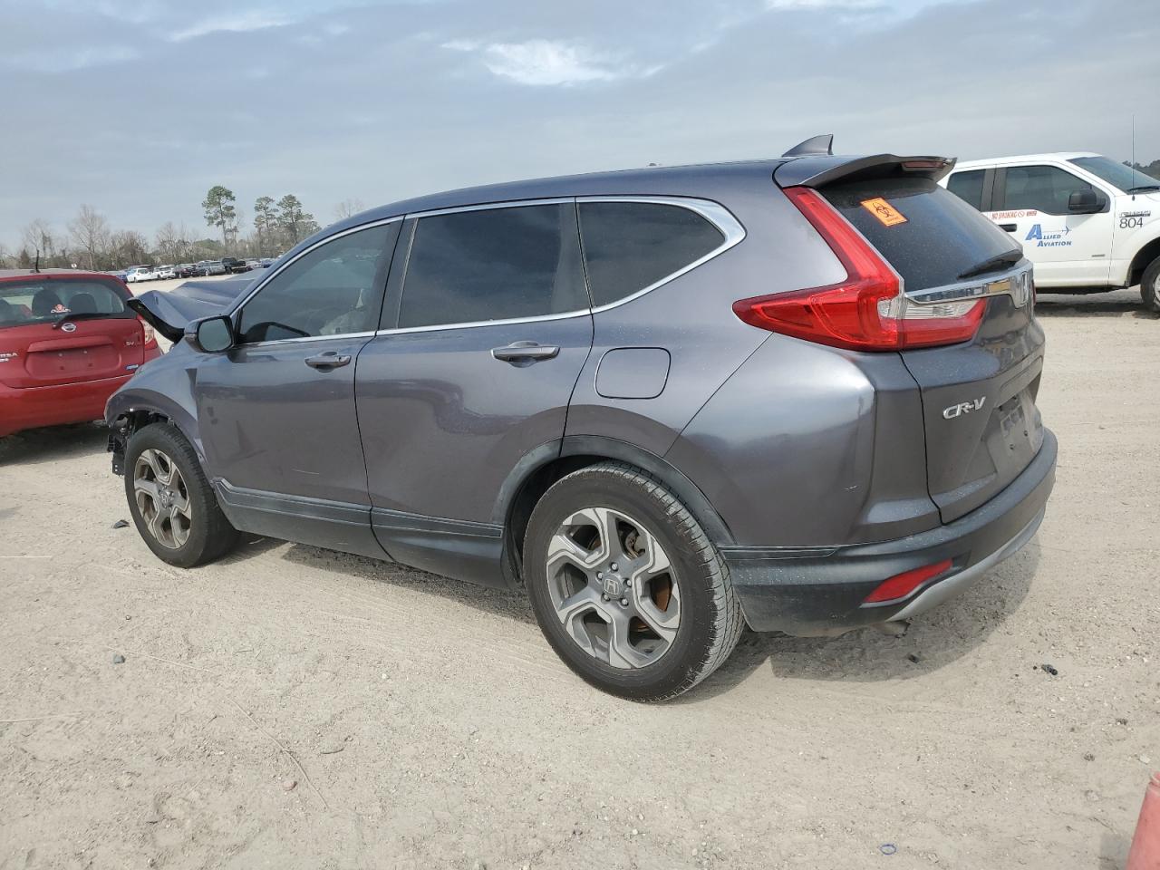 2017 Honda CR-V VIN 7FARW1H82HE040152 Copart auction photo, front end damage thumbnail 2