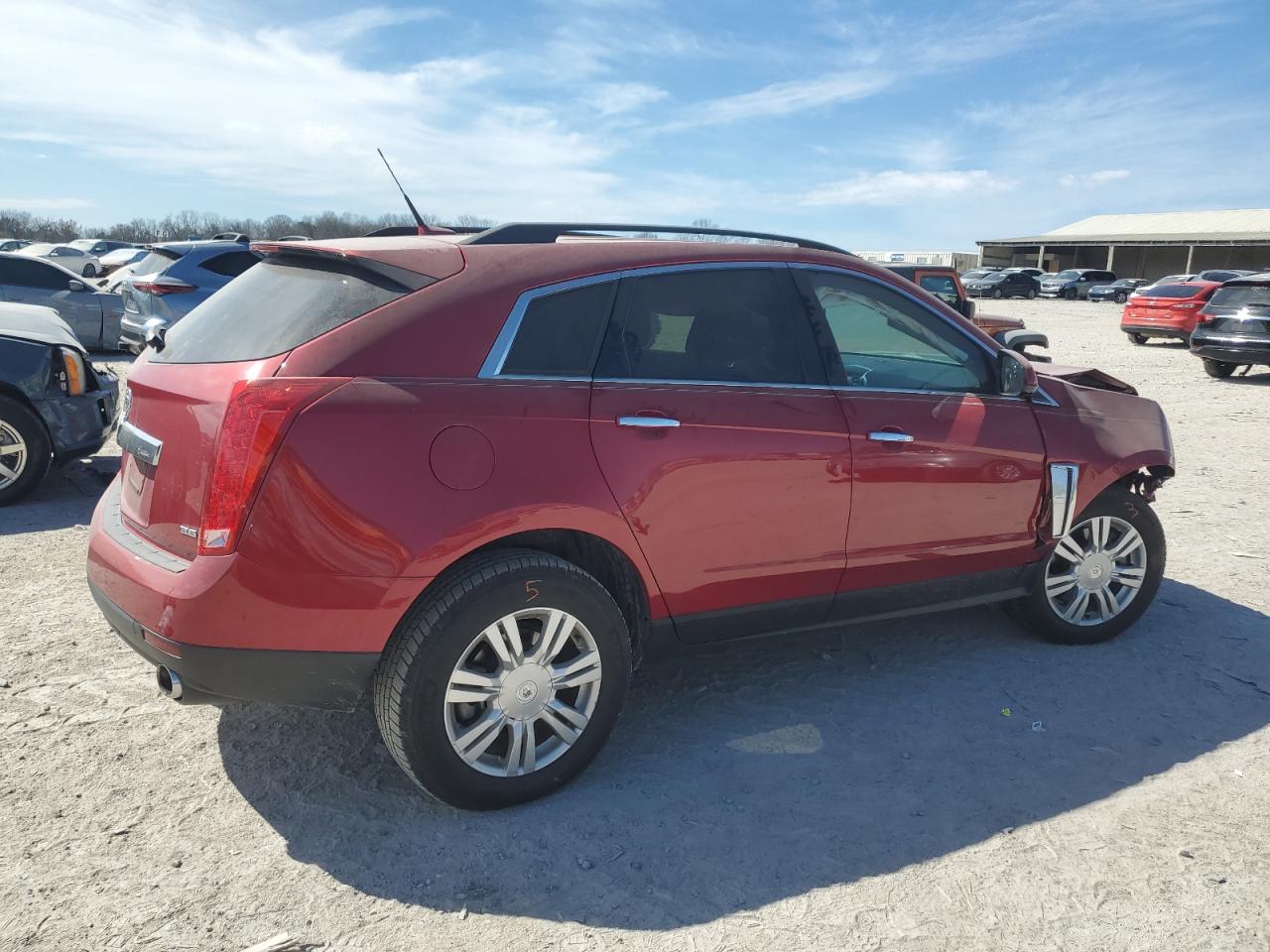 2014 Cadillac SRX VIN 3GYFNAE33ES541641 Copart auction photo, front end damage thumbnail 3